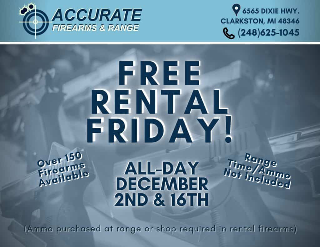 Dec free rental Friday