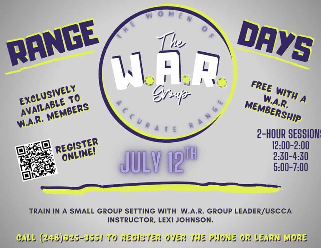July WAR RANGE DAY